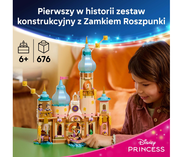 LEGO DISNEY 43297 Zamek Roszpunki - 1529814 - zdjęcie 4